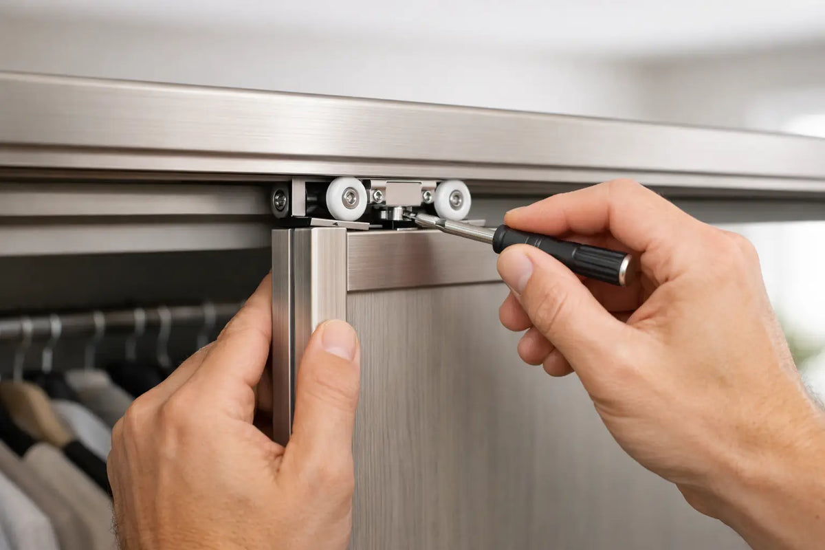 How to Adjust Wardrobe Rollers for Smooth Doors