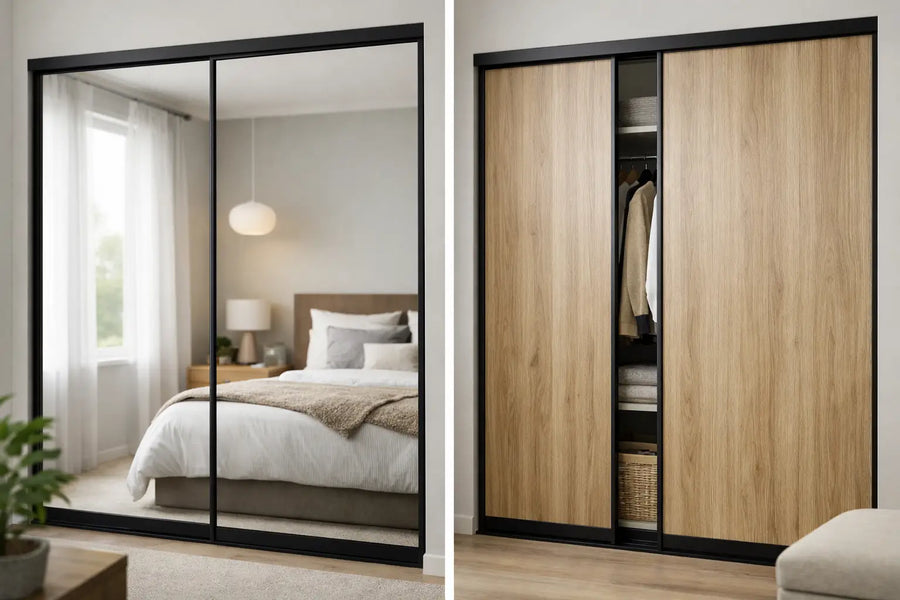 Mirror Versus Vinyl Wardrobe Panels Compared