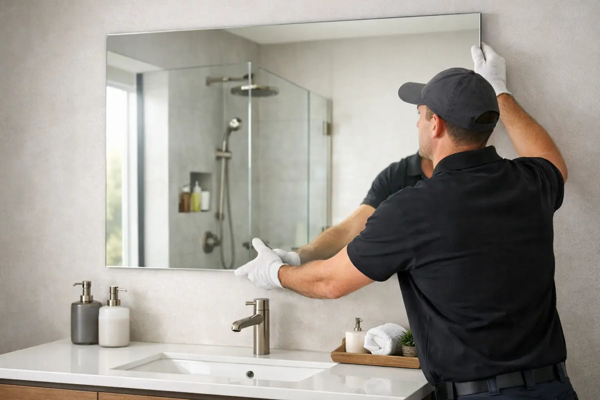 Bathroom Mirror Installation That Fits Properly