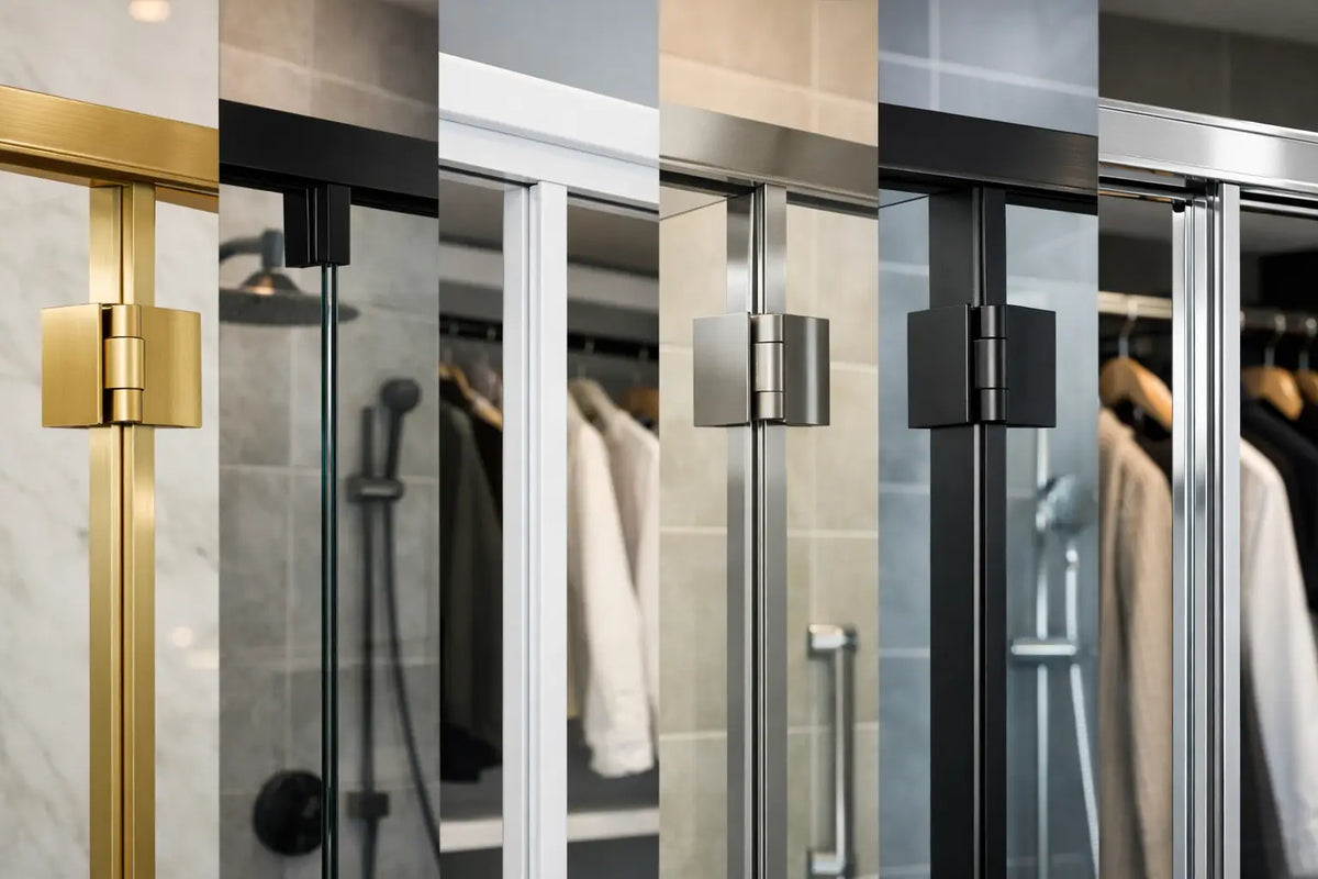 Best Shower Screen Hardware Finishes for Bathrooms