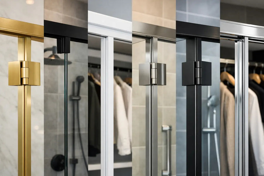 Best Shower Screen Hardware Finishes for Bathrooms